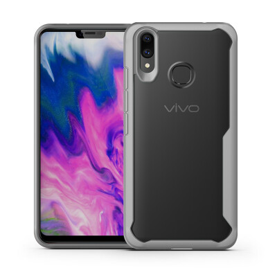 

Goowiiz Luxury Phone Case For Vivo X21X21 UD HD Clear Acrylic TPU Silicone Prevent falling Full protection