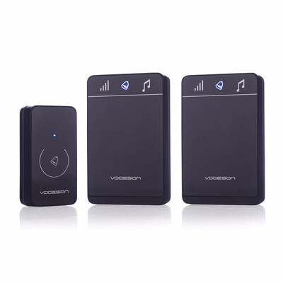 

Click to open expanded view Wireless Doorbell Battery Operated Portable Waterproof Doorbell 2 Receiver & 1 Push Button with
