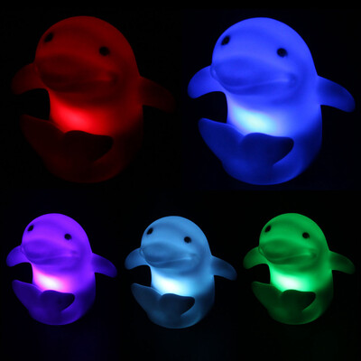 

New LED Night Light Lamp Mushroom Christmas gift color change party Decor kids DOLPHIN