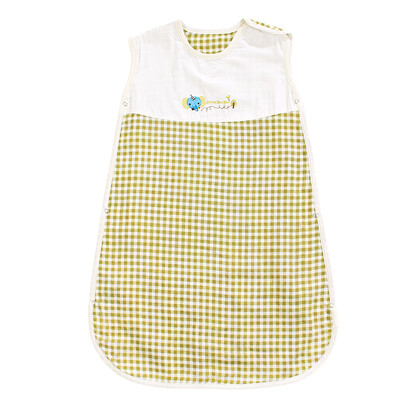 

like baby (elepbaby) baby sleeping bag embroidery small like gauze vest sleeping bag coffee 75x38CM