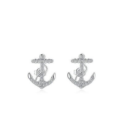 

Yoursfs® 18K White Gold Plated Anchor Earring Women Fashion Jewelry