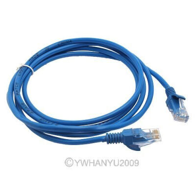 

NEW 1FT 1 FT ETHERNET NETWORK BLUE CAT5 CAT5E CABLE BLUE 1M 83063