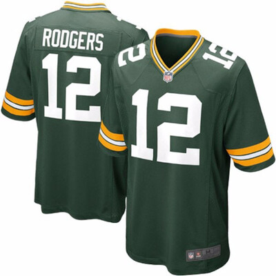 

Mens Green Bay Packers Aaron Rodgers Nike White Game Jersey