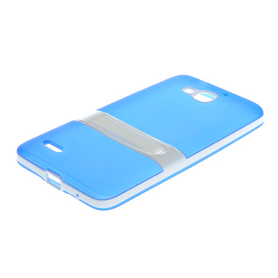 

MOONCASE Huawei 3X Дело Желе Цвет силиконовый гель ТПУ Тонкий с подставкой обложка чехол для Huawei Honor 3X G750 синий