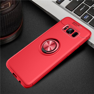 

Samsung Galaxy S8 Luxury Metal Ring Magnetic Bracket Shockproof Cooling TPU Phone Case