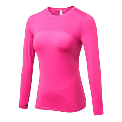 

Hot Women Fitness Tight female T-shirt Training Sport Suit Running Sportswear