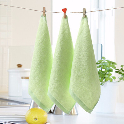 

Cntomlv 6pcs 2525cm Square Solid Color Bamboo Fiber Soft Face Towel Cotton Hair Hand Bathroom Towels badlaken toalla Toallas
