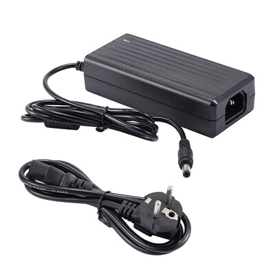 

COOLM AC 100-240V To DC 12V 5A Power Supply Adapter Transformer 60W Charger For LED Strip Light CCTV Cameras with Cord Cable