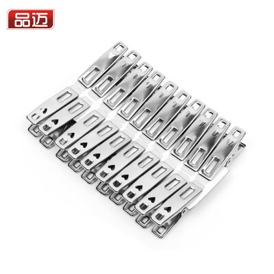 

Pinmai stainless steel clothespin clip 20 Pack windproof rust multi-function clip drying quilt clip strong windproof clothing folder clip