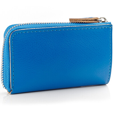 

Men&women leather key bag zipper bag key a key card multifunction key bag