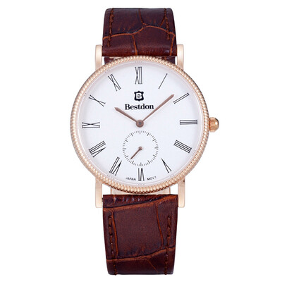 

bestdon bd98104g мужской модной водонепроницаемый кварцевые запястье часы (Gold + браун + белый).