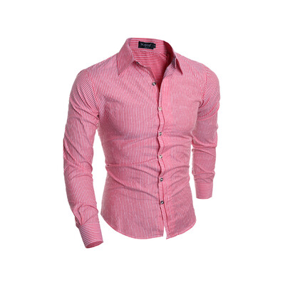 

Zogaa New Men' Shirt Easy-care Fringe