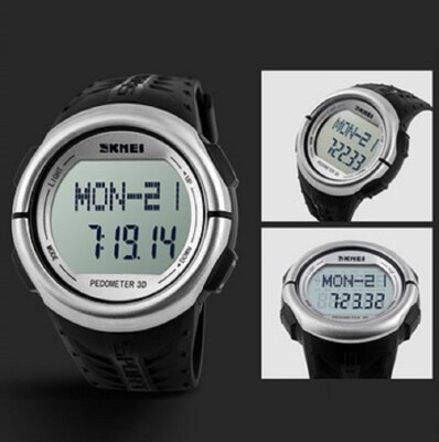 

SKMEI 1058 Heart Rate Monitor pedometer Sport LED watch Digital Counter