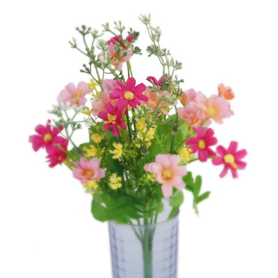

1bunch искусственные поддельные шелковый дейзи букет дома участника свадьбы DIY декоры
