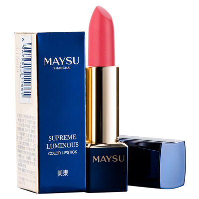 

Mei Su MAYSU pattern Fangze lipstick peach red 04 (lipstick moisturizing lasting no bleaching lips make-up