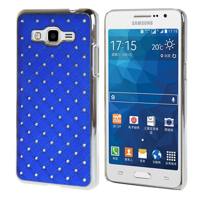 

MOONCASE Жесткий Хром горный хрусталь Bling Звезда задняя крышка чехол для Samsung Galaxy Grand Prime G5308 темно-синий
