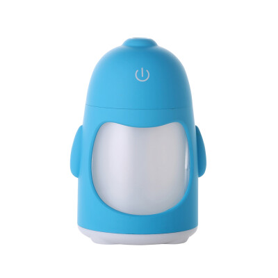 

TOMNEW USB Mini Cool Mist Humidifier 150ML Portable Ultrasonic Penguin Air Diffuser with LED Night Light for Home Office or Car