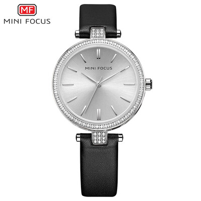 

MINI FOCUS Fashion Stainless Steel Strap Women Quartz Watch MF0039L