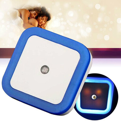 

Light Sensor Control Night Light Mini EU US Plug Novelty Square Bedroom lamp Romantic Colorful Lights for Baby Children Gift