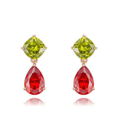 

yoursfs ® 18k rose позолоченные руби сережку женщин моды ухо - украшения