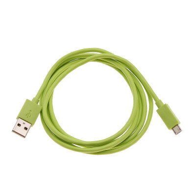 

Green Data Cable charger USB for Android system phone Flat Green 15m Top-quality