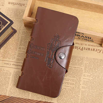 

Crazy Horse Leather Wallet Wallet Long