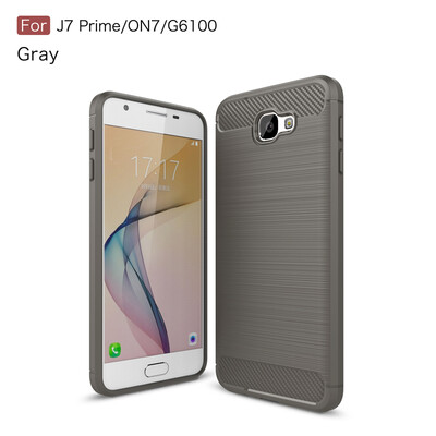 

Goowiiz Phone Case For Samsung Galaxy J5 J7 PrimeON5 ON7 2016 Fashion Slim Carbon Fiber TPU Soft Silicone
