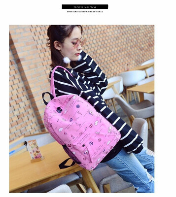 

2018 Womens Backpack New Korean Version College Wind Backpack Fashionable Small Fresh Schoolbag Travel Mochila