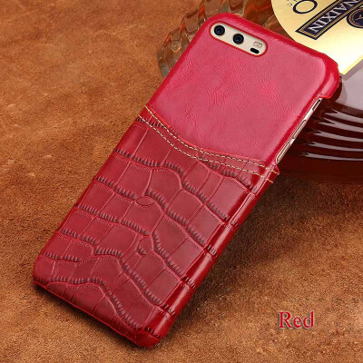 

Genuine Leather Phone Case For HUAWEI P10 Case Crocodile Texture & Oil wax leather Back Cover For Mate 9 10 Case