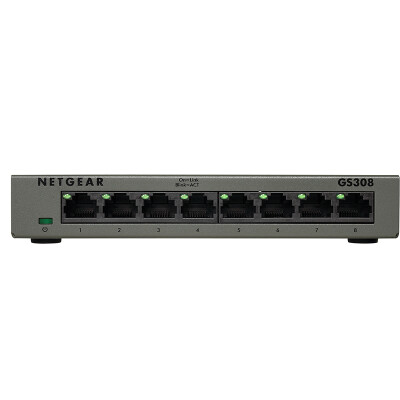 

NETGEAR GS308 8-port 1000M iron-shell Ethernet switch