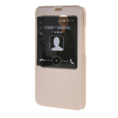 

MOONCASE Slim Window View Design Flip Leather Bracket Back Case Cover for MEIZU MX5