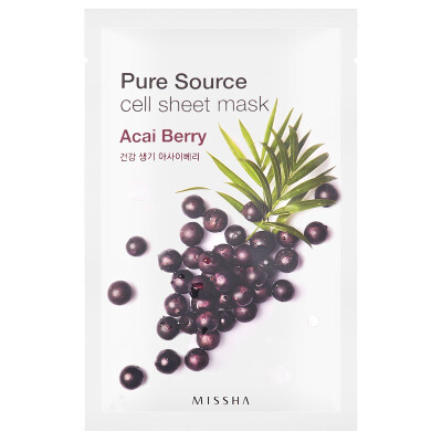 

Mystery Shang (MISSHA) Pure Silk Soft Mask Berry Berry 25ml (moisturizing water moisturizing smooth men and women mask