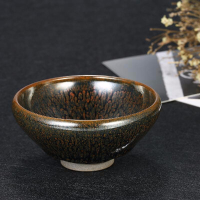 

Traditional Tea Bowl Partridge Feather Mottle Jianzhan Tea Cup Mini Tea Bowl Tenmoku Teacup Chinese Kungfu Tea Cup Chinese Nationa