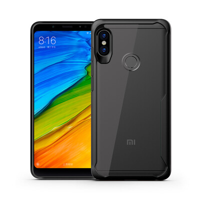 

Goowiiz роскошь телефон дело для Xiaomi Redmi Note 5/Note 5 Pro HD акрилового стекла TPU силикон предотвратить падение полная