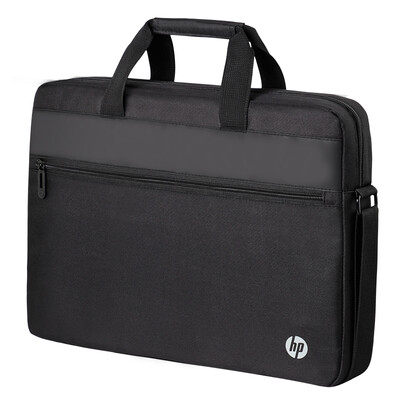 

HP hp 156-inch fashion thin business computer handbag shoulder bag black business slung briefcase 3XD23PA