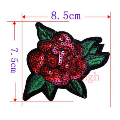 

1 Pcs New Flower Patches Embroidered Patch 3D Stickers Sewing Motif Applique Clothing Repair Fabric DIY Clothes Wedding Patches