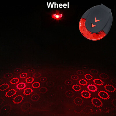 

Bike Tail light 5LED10Laser USB rechargeable laser taillights Night Cycling Safety warning Lamp