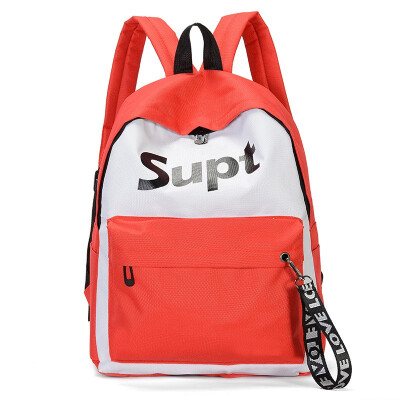

2018 New Oxford Bagpack Female Korean Version of High School Students Men Bag Letters Campus Backpack Travel Rucksack