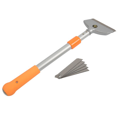 

Jimmy home JM-G28003L Household cleaning scraper blade decoration tool shovel wall leather floor tile glass in addition to plastic cleaning&strengthening models long telescopic rod to send blades 5