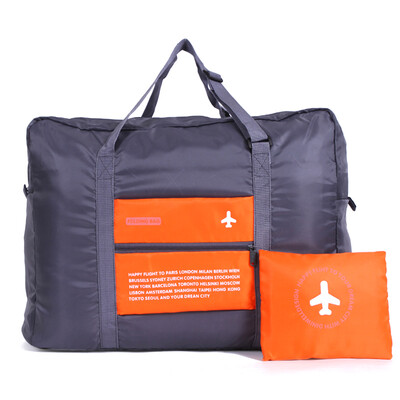 

40000KM SW1014 Unisex Travel Storage Bag Sliding Rod Box Business Trip Portable High Capacity Water-proof Garment Bag Orange