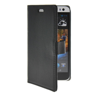 

MOONCASE Slim Leather Flip Wallet Card Pouch with Kickstand Shell Back ЧЕХОЛ ДЛЯ HTC Desire 616 Black
