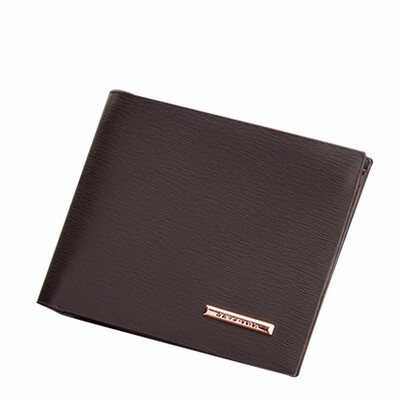 

New Men Short Wallet Ultra-thin Mini Vertical Drive Lisense Small Purse