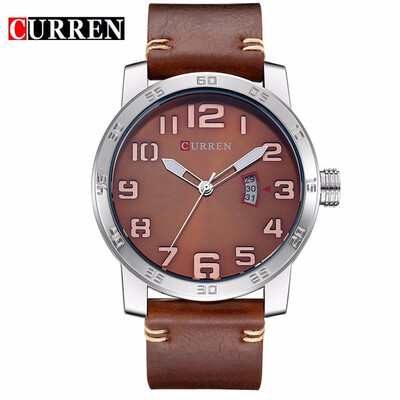 

Curren 2017 men watches relogio masculino luxury military wristwatches fashion casual quartzwatch water Resistant calendar 8254