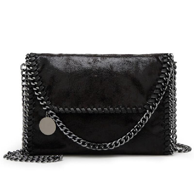 

Fashion Womens design Chain Detail Cross Body Bag Ladies Shoulder bag clutch bag bolsa franja luxury evening bag LB148