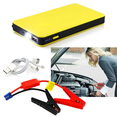 

LUNDA New Mini Portable 12V Car Battery Jump Starter Auto Jumper Engine Power Bank Starting Up To 20L Car Start