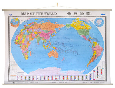 

世界地图（双全开 专业挂图 英中对照）