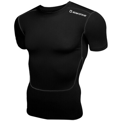 

Bovnik Stretch Tight Breath Fast Dry Men Sports T-Shirt Fitness Running Ride PRO Сжатие одежды XL