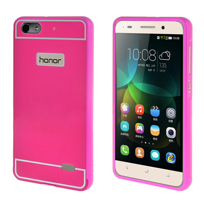 

MOONCASE Huawei 4C Случай 2 В 1 жесткий бампер вставить обложка чехол для Huawei Honor 4C ярко-розовый