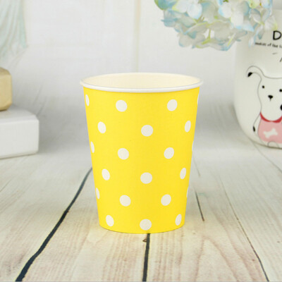 

FANLUS Creative Princess Friendship Birthday Party Paper Cups Disposable Tableware 6pcs Multi Color Party Supplies