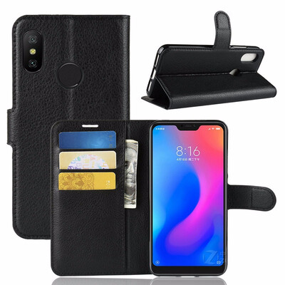 

for Xiaomi Mi A2 Lite WIERSS Wallet Phone Case for Xiaomi Redmi 6 Pro 3GB 4GB 32GB 64GB Flip Leather Cover Case Etui Fundas